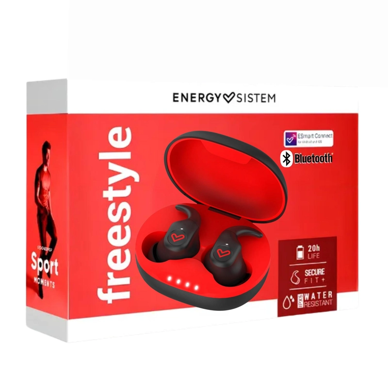 AUDIFONOS ENERGY SISTEM FREESTYLE SPORT BLACK SPACE 20H LIFE - 6