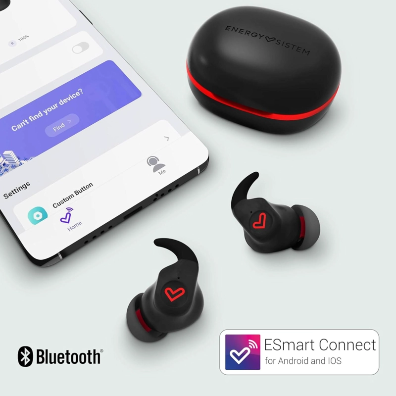 AUDIFONOS ENERGY SISTEM FREESTYLE SPORT BLACK SPACE 20H LIFE - 8