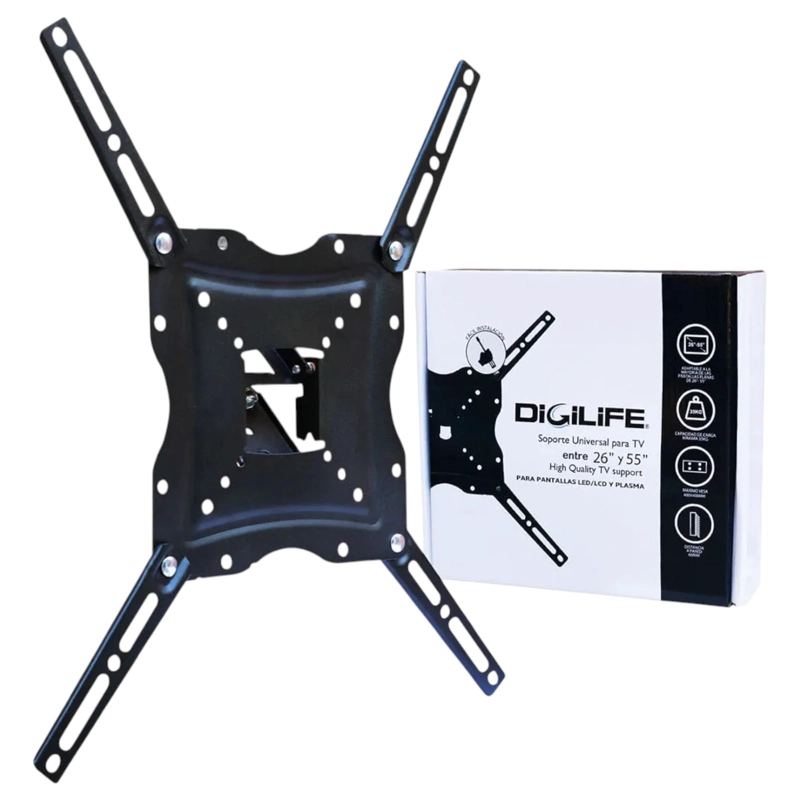 SOPORTE DE TV CON BRAZO ARTICULADO 26 A 55 / 35KG MAX / BK55 - 6
