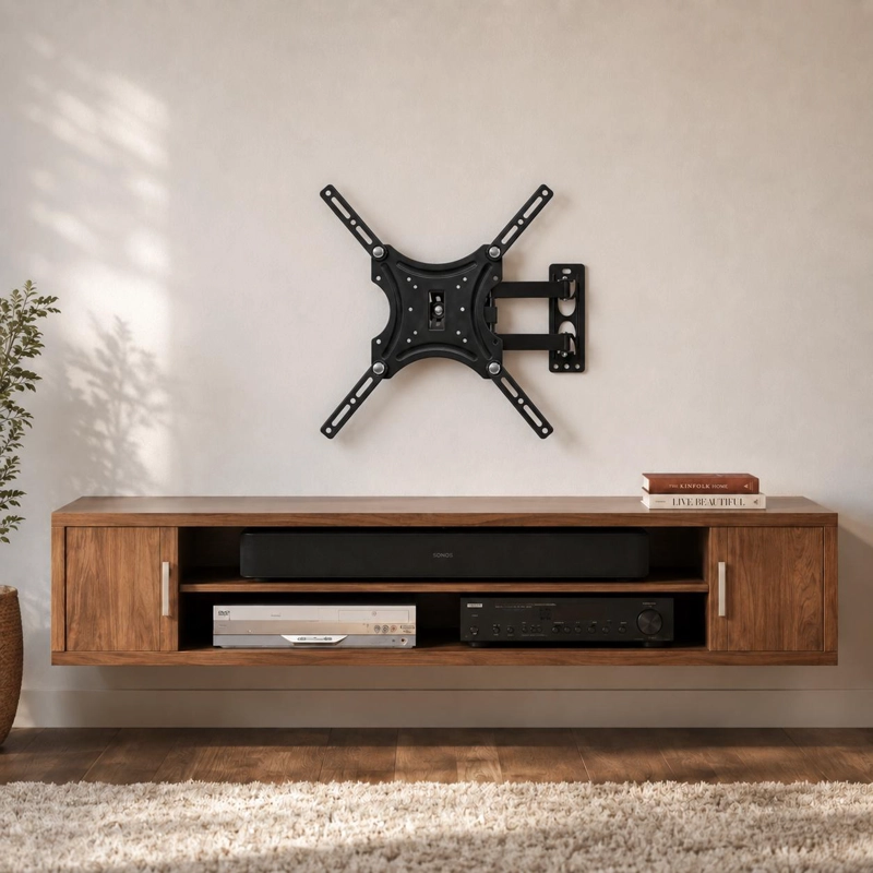 SOPORTE DE TV CON BRAZO ARTICULADO 26 A 55 / 35KG MAX / BK55 - 8