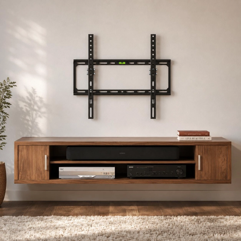 SOPORTE DE TV FIJO DE 26' A 65' 50KG MAX ACERO FORJADO BK56 - 8