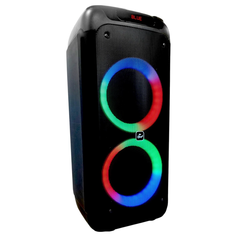 PARLANTE KARAOKE FLAMING BIG BASS DUAL 8' MICWIRELESS 60WRMS - 2