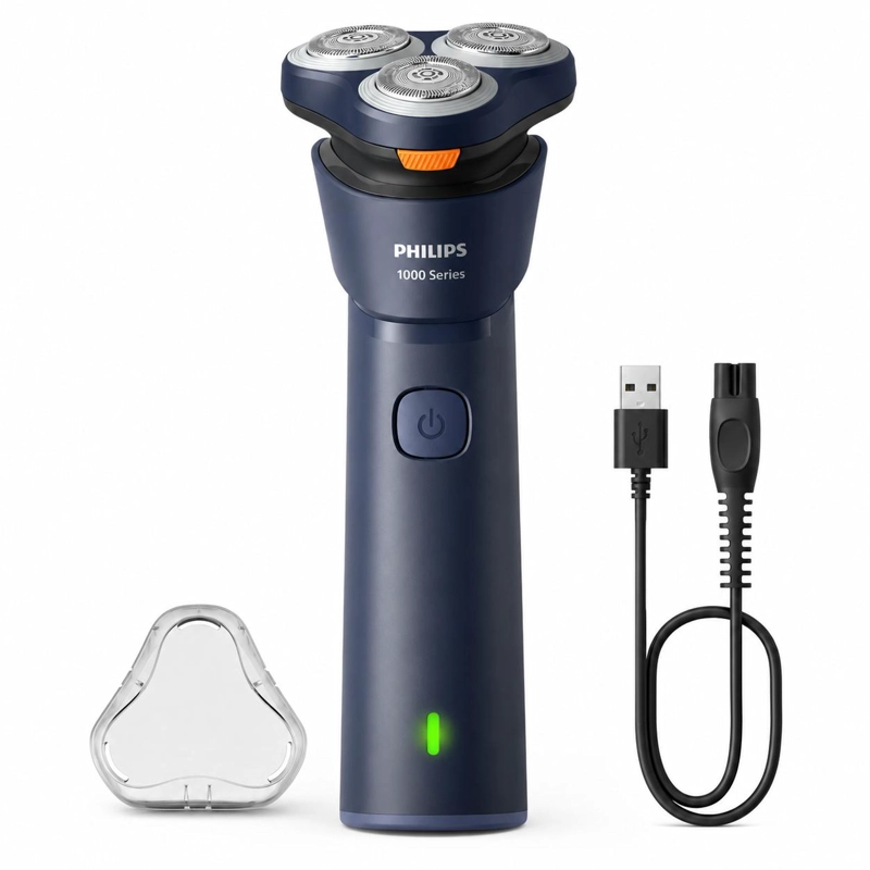 AFEITADORA AUTOAFILABLE PHILIPS WET&DRY RECARGABLE USB S1881 - 1