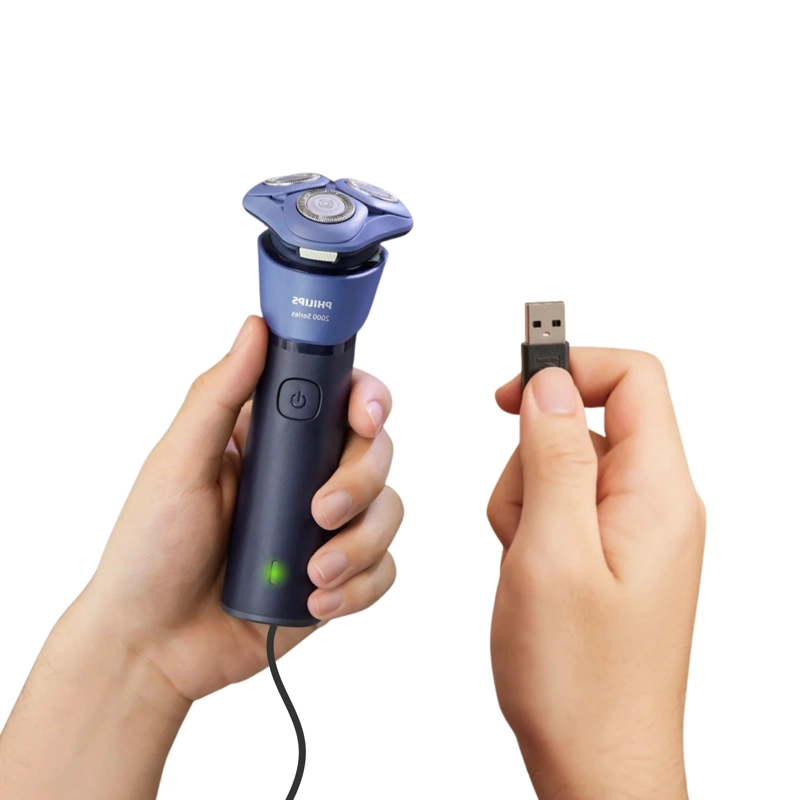 AFEITADORA AUTOAFILABLE PHILIPS WET&DRY RECARGABLE USB S2885 - TESTE - 10