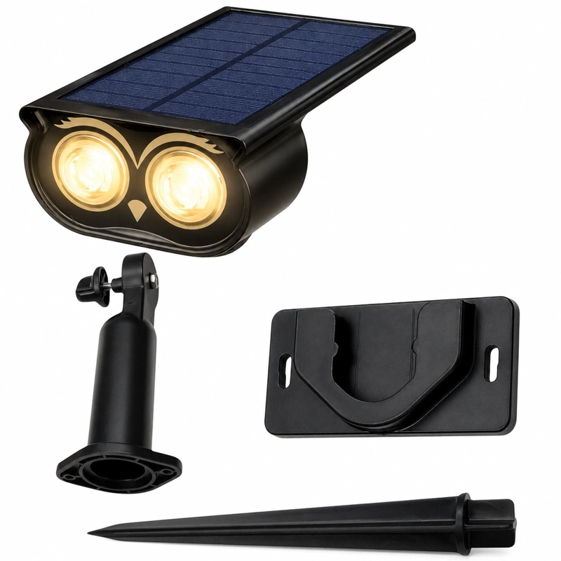 LUMINARIA SOLAR CON ESTACA PARA JARDIN & PATIO IP65 3K /12HR - 4