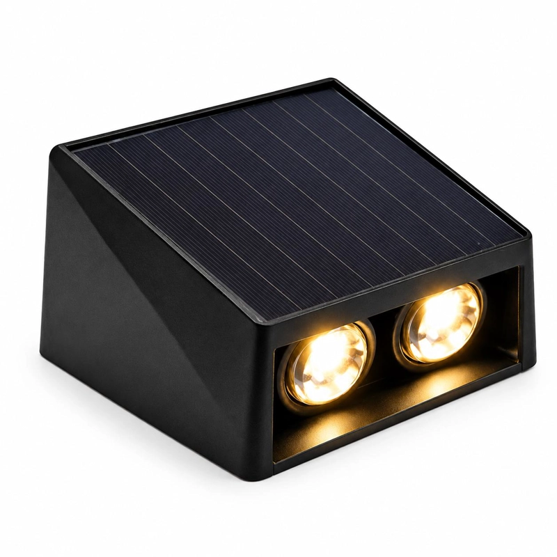 LUMINARIA SOLAR DE MURO APLIQUE CCT BIDIRECCIONAL EXTERIOR - 2