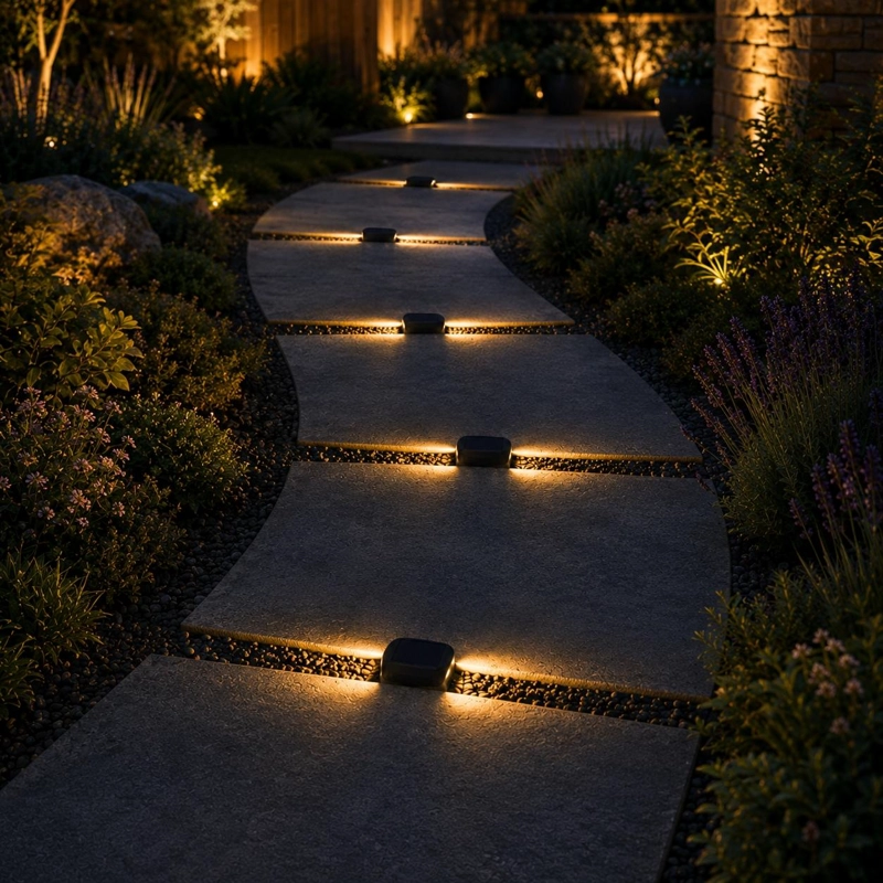 LUMINARIA SOLAR DE SENDEROS & CAMINOS BIDIRECCIONAL IP65 3K - 7