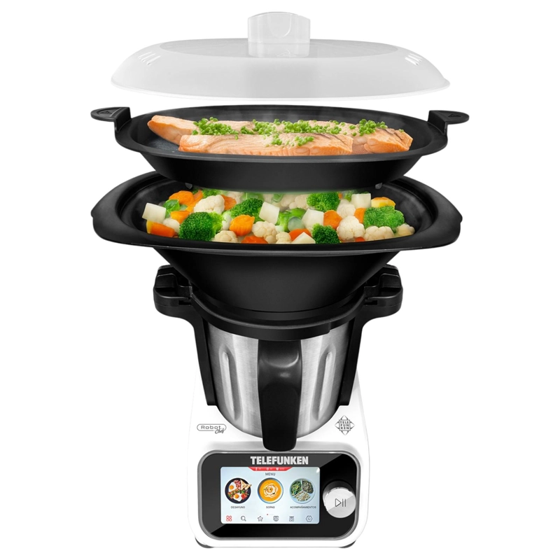 ROBOT DE COCINA TOUCHSCREEN TELEFUNKEN CHEF WIFI 1300W 3.5L - 6