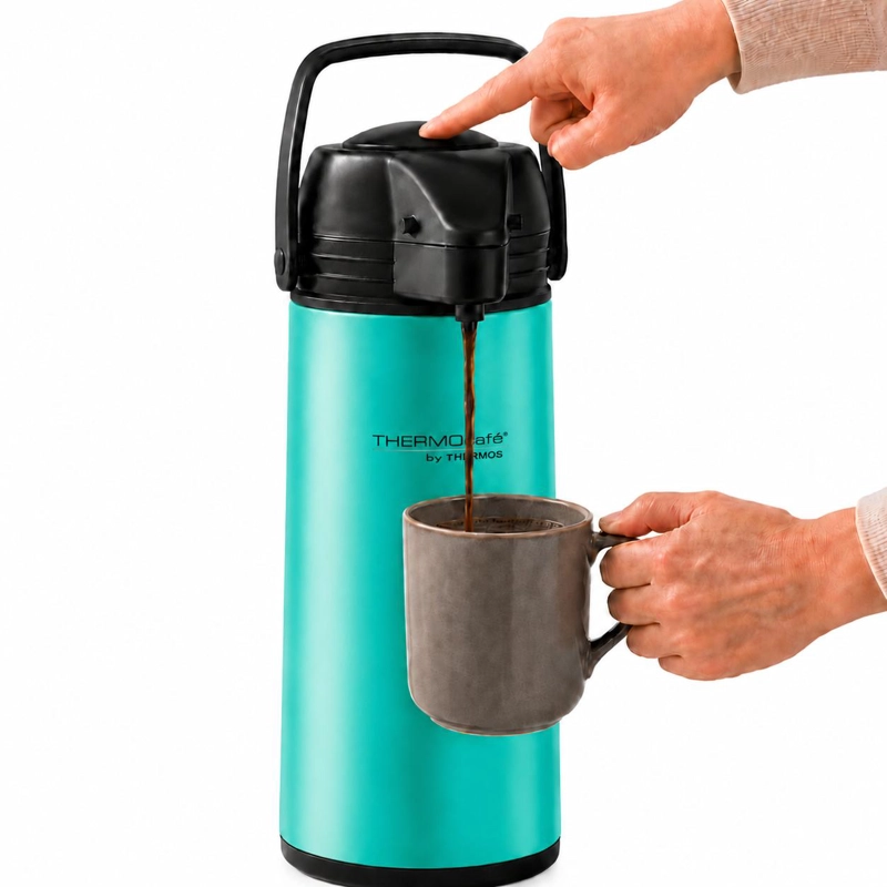 TERMO SIFON DE LIQUIDOS JADO 1.9L THERMOS 12H HOT & 24H COLD  VERDE - 2
