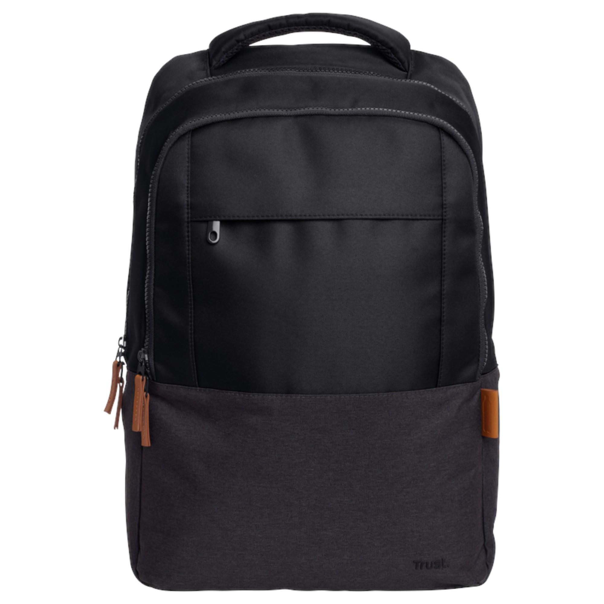 MOCHILA DE NOTEBOOK TRUST LISBOA 16' 23L ULTRA LIGERA BLACK - 2