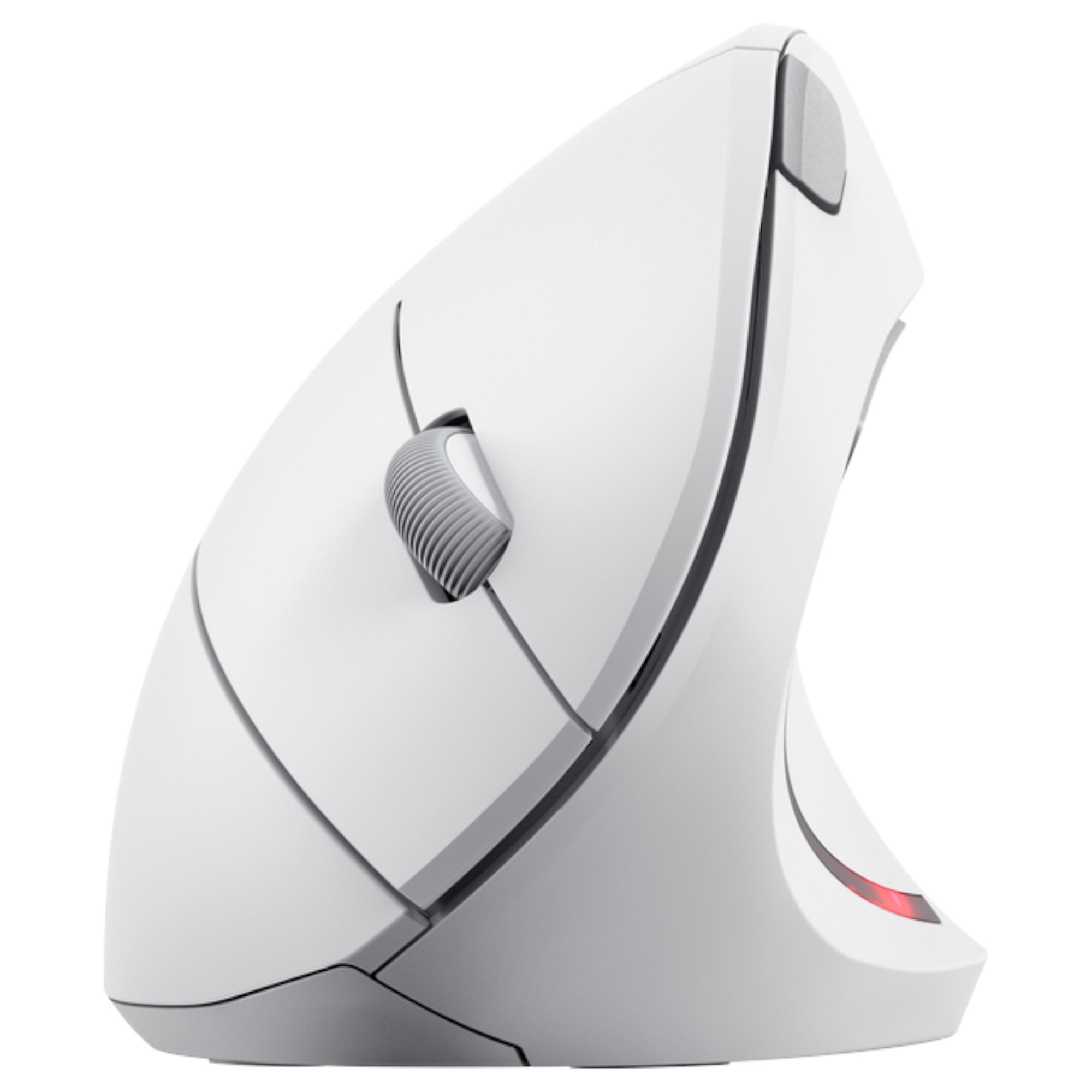 MOUSE VERTICAL INALAMBRICO ERGONOMICO TRUST VERTO WHITE - 1