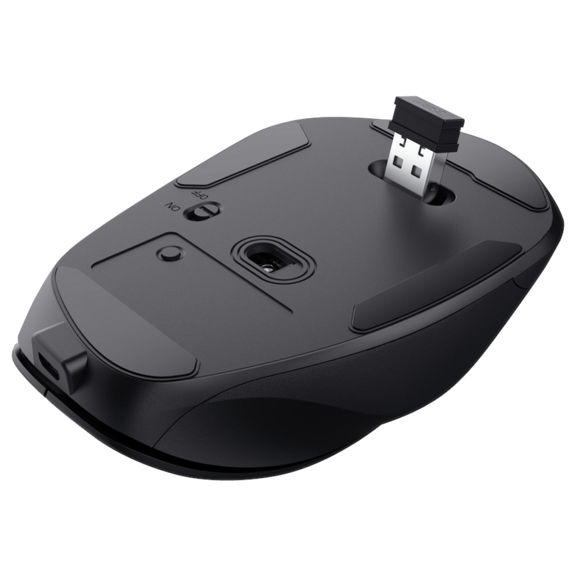 MOUSE INALAMBRICO ERGONOMICO TRUST FYDA ENTERPRISE EDITION - 4