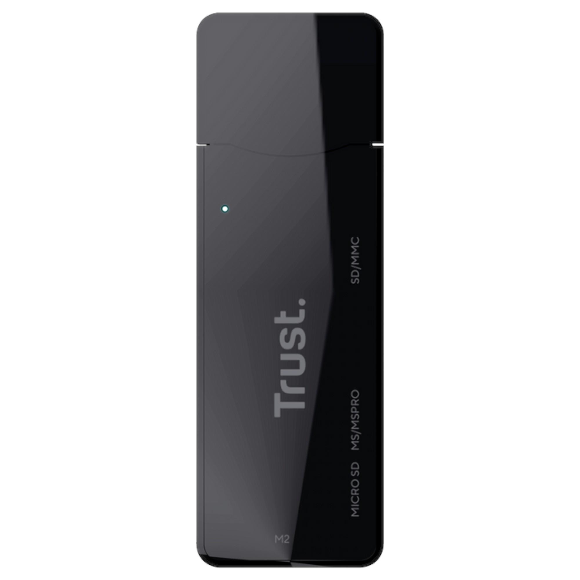 LECTOR DE MEMORIAS MULTIFORMATOS TRUST NANGA USB 3.2 / 5GBPS - 2