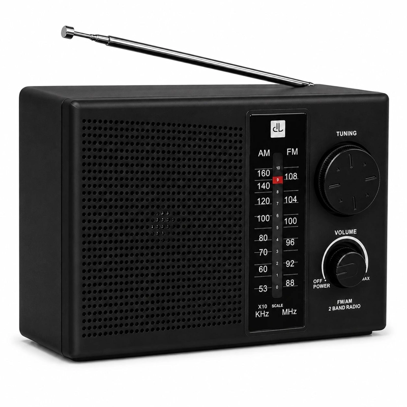 RADIO PORTATIL RECARGABLE Y A PILAS MULTIBANDAS AM/FM / SW - 1