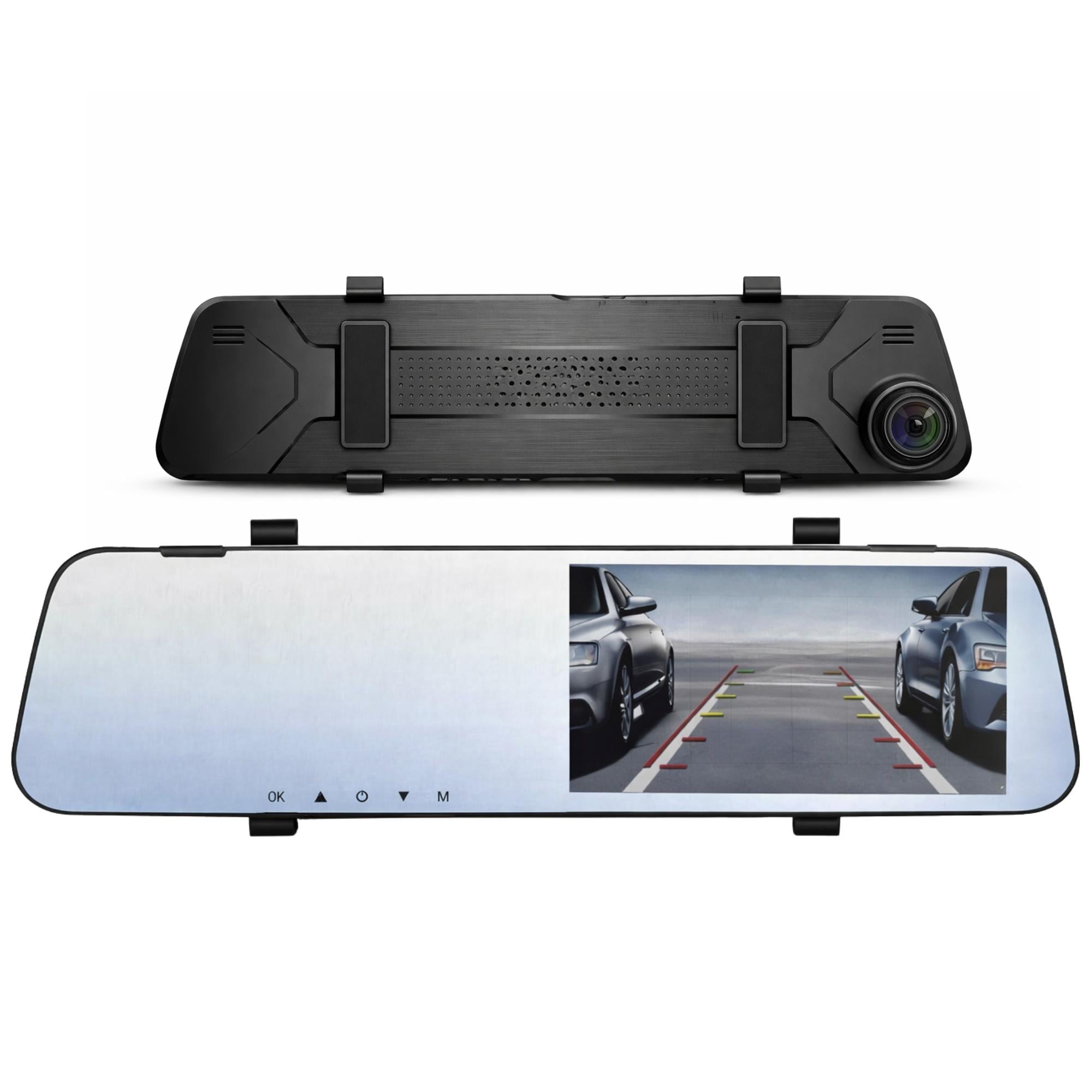 DASHCAM ESPEJO RETROVISOR DUAL CAMARA FRONTAL Y TRASERA FHD - 2