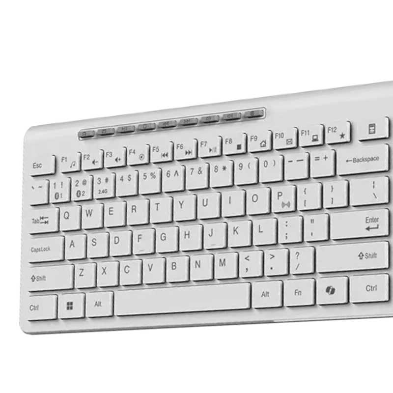 TECLADO Y MOUSE DUAL WIRELESS BLUETOOTH  + USB 2G COPILOT AI - 2