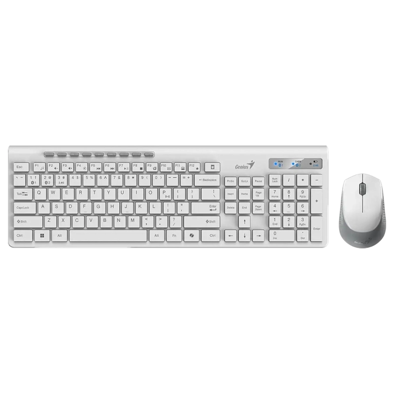 TECLADO Y MOUSE DUAL WIRELESS BLUETOOTH  + USB 2G COPILOT AI - 4
