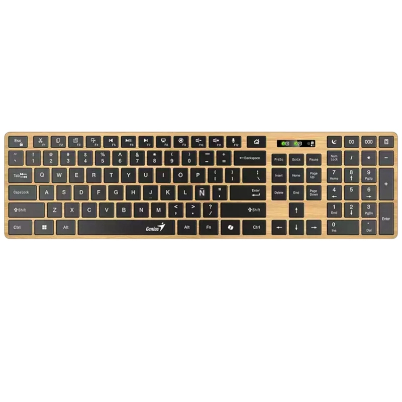 TECLADO DUAL WIRELESS BLUETOOTH + USB 2G SLIMSTAR COPILOT AI - 1