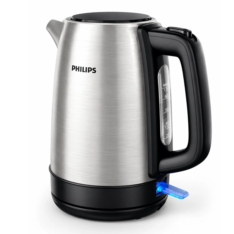 PHILIPS HERVIDOR PHILIPS  1.7L ACERO INOXIDABLE BASE GIRATORIA 360°