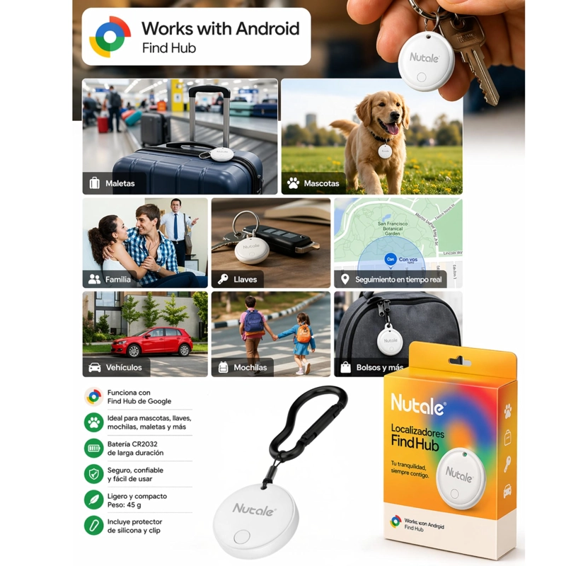 LOCALIZADOR GPS MULTIUSOS PARA ANDROID FIND HUB GOOGLE - 7