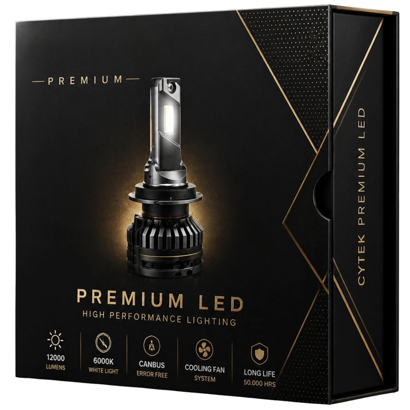 KIT DE LUCES TURBO LED H4 CANBUS 65W PREMIUM LIGTH 12000LM - 7