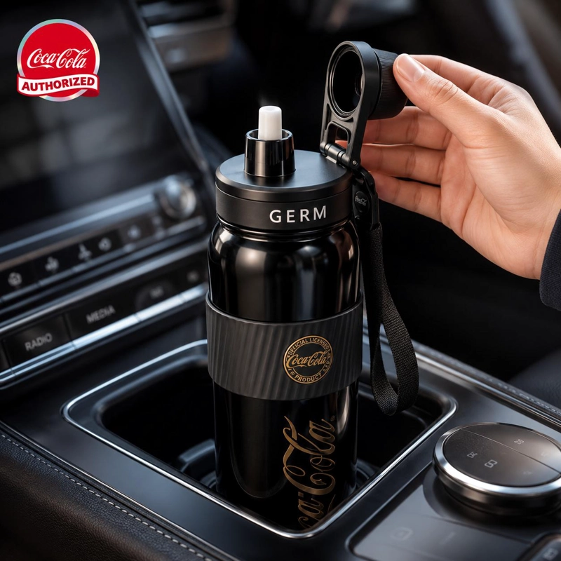 TERMO INOXIDABLE GERM COCA-COLA 580ML BLACK EDITION - 9