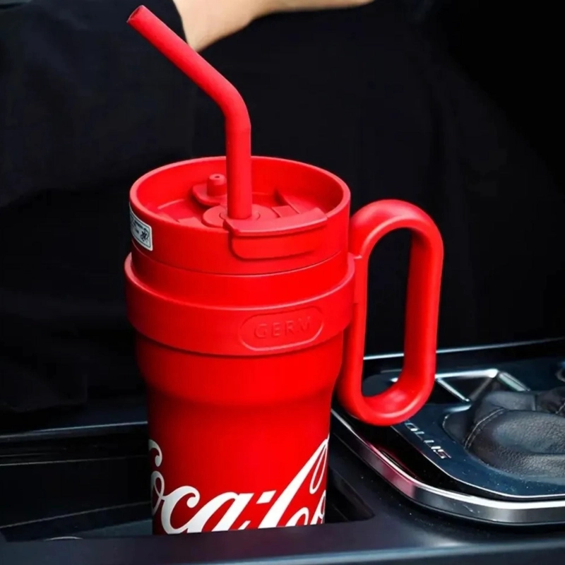 VASO TE RMICO GERM COCA-COLA 1100ML RED ACERO INOXIDABLE - 9