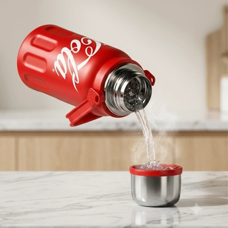 TERMO GERM DE ACERO INOXIDABLE COCA-COLA 1.2L RED EDITION - 8