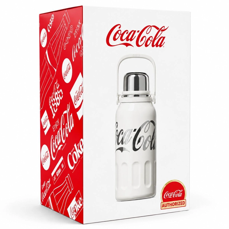 TERMO GERM DE ACERO INOXIDABLE COCA-COLA 1.2L WHITE EDITION - 4
