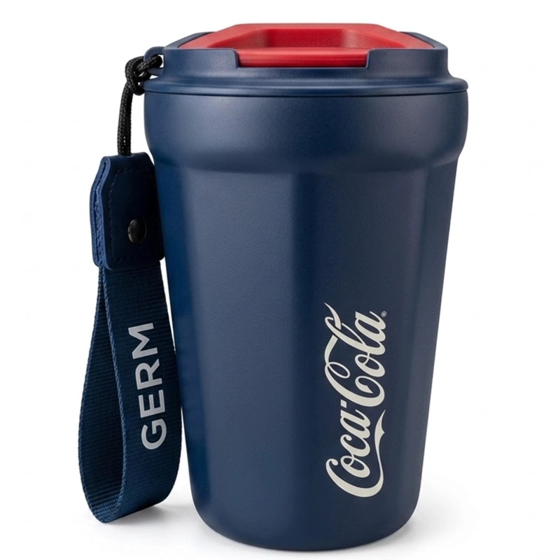 VASO TERMICO MUG GERM COCA-COLA ACERO INOXIDABLE 390ML NAVY - 3