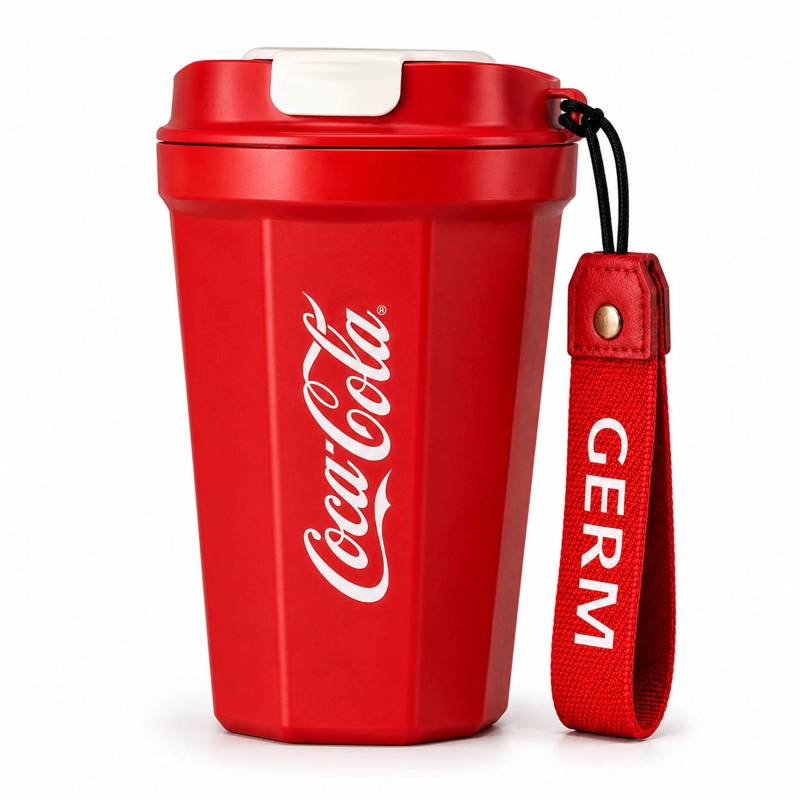 VASO TERMICO MUG GERM COCA-COLA ACERO INOXIDABLE 390ML RED - 1