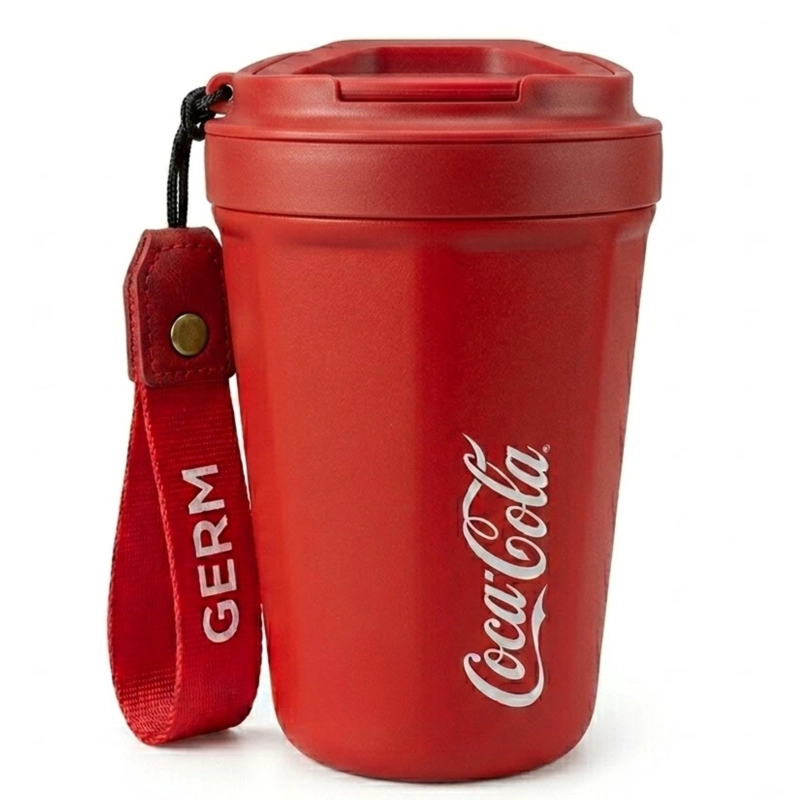 VASO TERMICO MUG GERM COCA-COLA ACERO INOXIDABLE 390ML RED - 3
