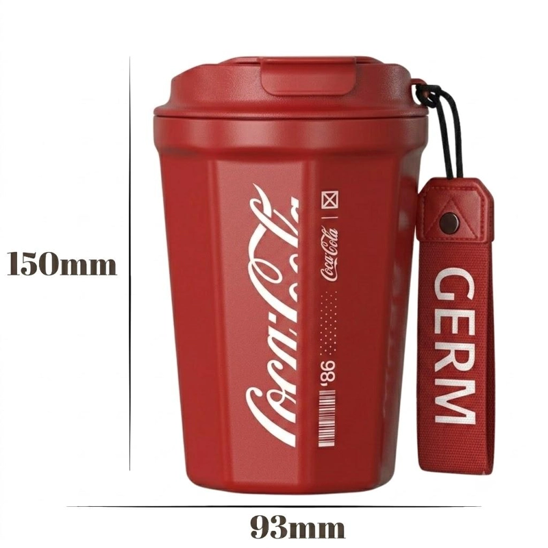 VASO TERMICO MUG GERM COCA-COLA ACERO INOXIDABLE 390ML RED - 6