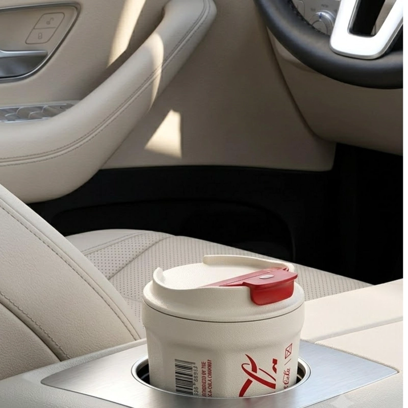VASO TERMICO MUG GERM COCA-COLA ACERO INOXIDABLE 390ML WHITE - 5