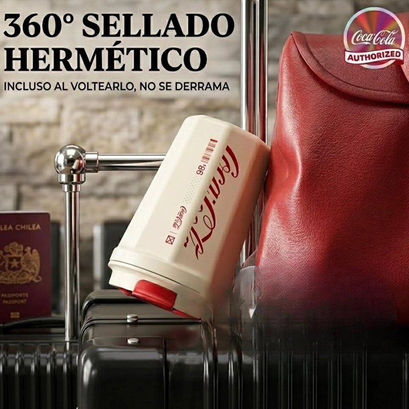 VASO TERMICO MUG GERM COCA-COLA ACERO INOXIDABLE 390ML WHITE - 7