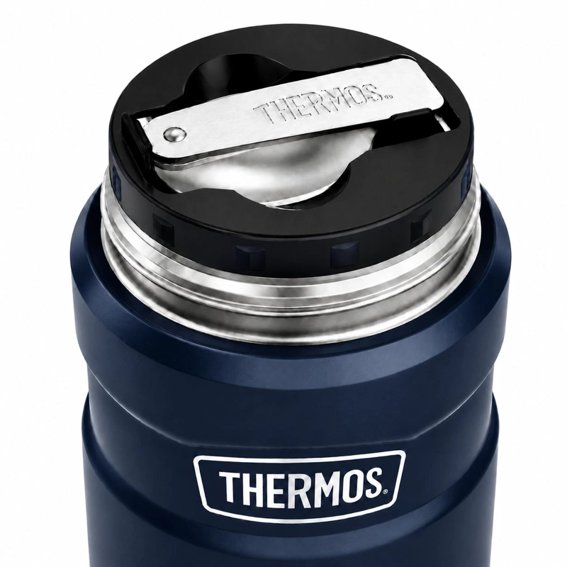 TERMO DE COMIDA PREMIUM INOX THERMOS KING  470ML NAVY - 7
