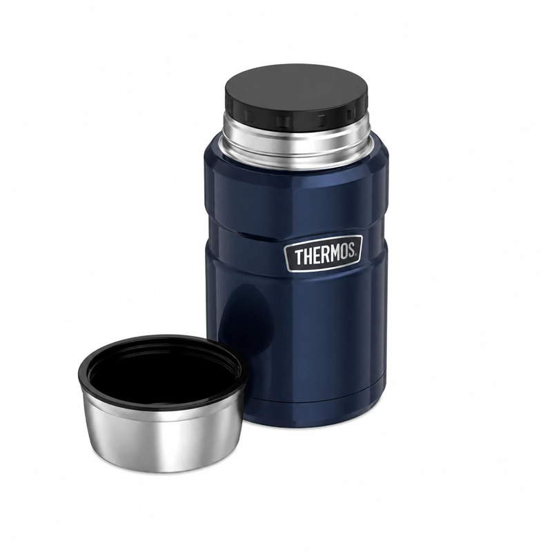 TERMO DE COMIDA INOX THERMOS KING  700ML MATT NAVY - 2