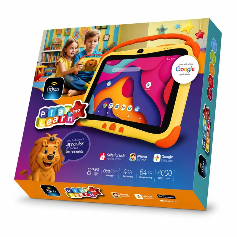 TABLET ANDROID PARA NIÑOS LEON KIDS APRENDIZAJE Y DIVERSION - 4