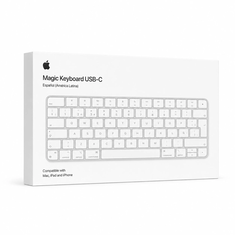 TECLADO APPLE MAGIC WHIE EDITION  ESPAÑOL LATIOAMERICA - 1