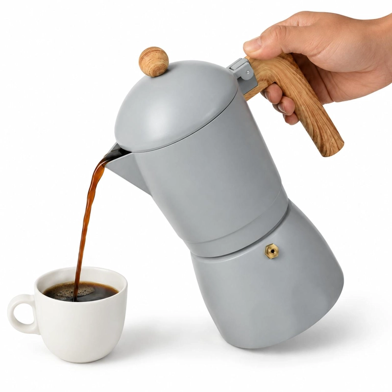 CAFETERA ITALIANA BERGNER PREMIUM DESMONTABLE 480ML - 1