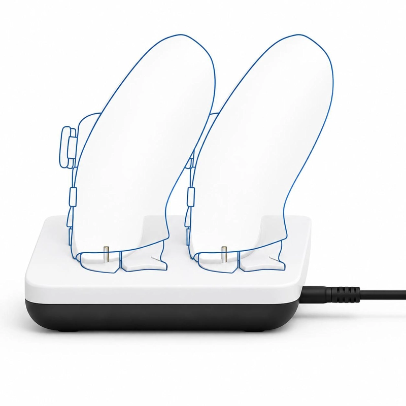 BASE CARGA DUAL PARA CONTROLES PS5 DUALSENSE TRUST GXT 254 - 4