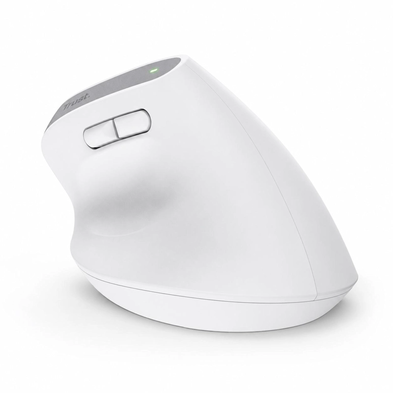 MOUSE VERTICAL INALAMBRICO DUAL ERGONOMICO TRUST BAYO+ WHITE - 2