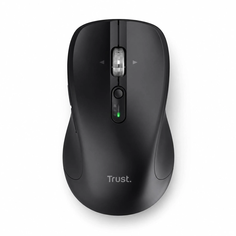 MOUSE DUAL INALAMBRICO TRUST FERRO HYPERSCROLL BT + USB 2G - 2