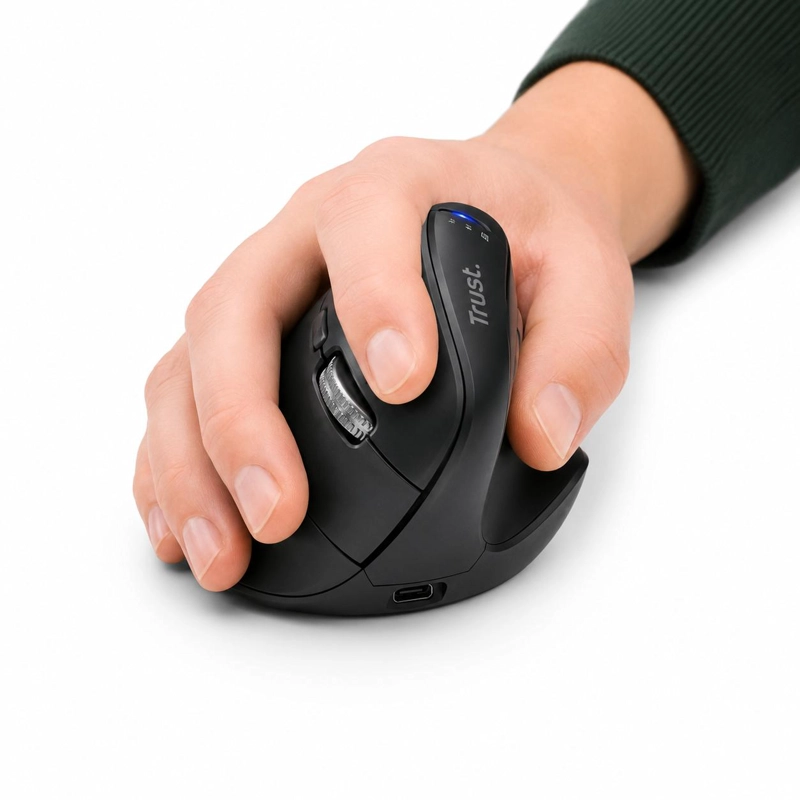 MOUSE VERTICAL ERGO DUAL INALAMBRICO TRUST VYRAN HYPERSCROLL - 6