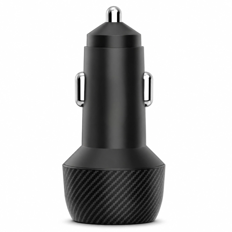 CARGADOR PARA AUTO DUAL 48W USB-C + USB-A CARGA ULTRA RAPIDA - 3
