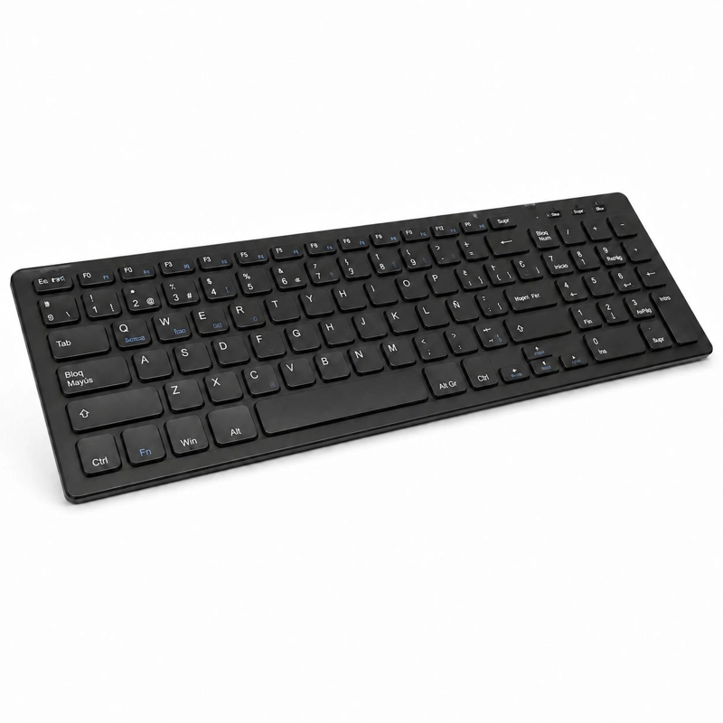 TECLADO INALAMBRICO BLUETOOTH ULTRA SLIM  MULTIPLATAFORMAS - 1