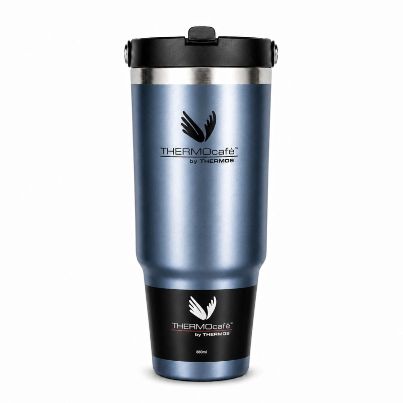 VASO TE RMICO MUG INOX PARA LIQUIDOS FRIOS 880ML ICE BLUE - 3