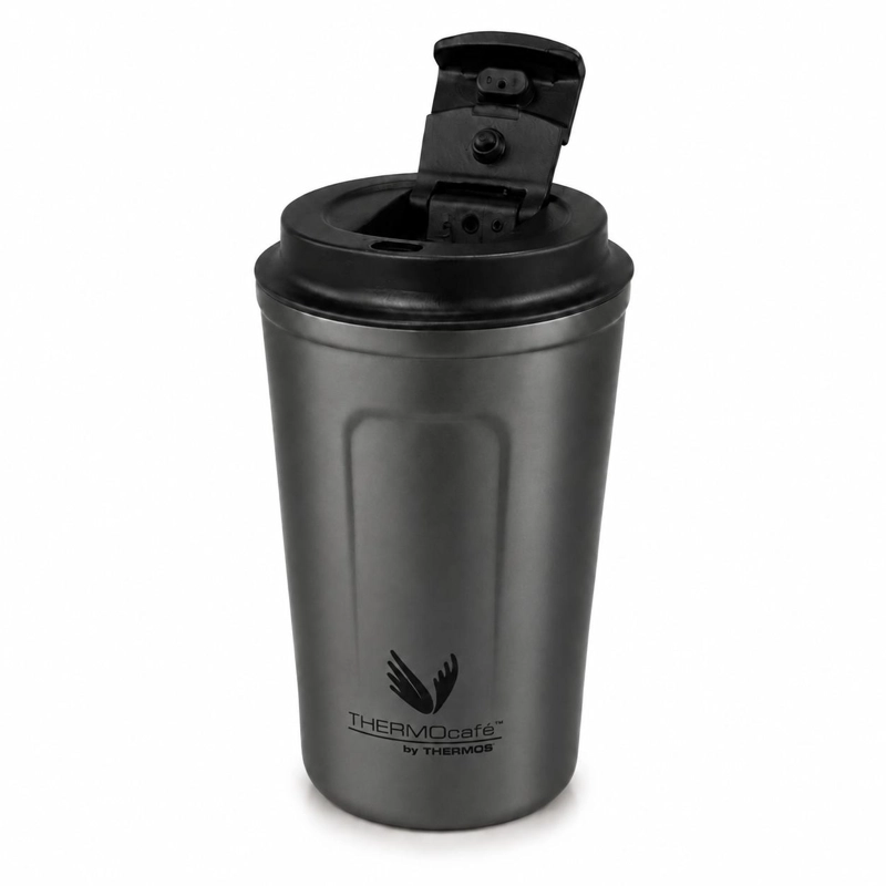 VASO TERMIGO MUG THERMOS DARK GRAY  ACERO INOXIDABLE 350ML - 1