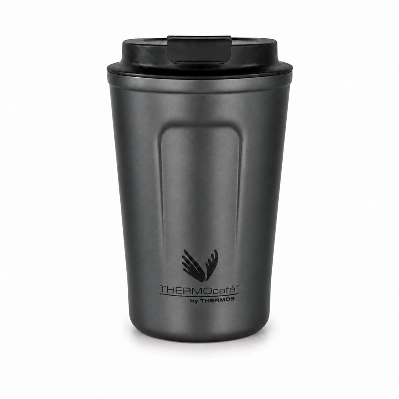 VASO TERMIGO MUG THERMOS DARK GRAY  ACERO INOXIDABLE 350ML - 4