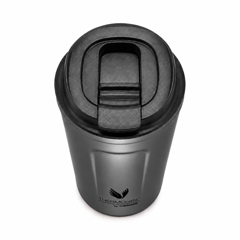 VASO TERMIGO MUG THERMOS DARK GRAY  ACERO INOXIDABLE 350ML - 5